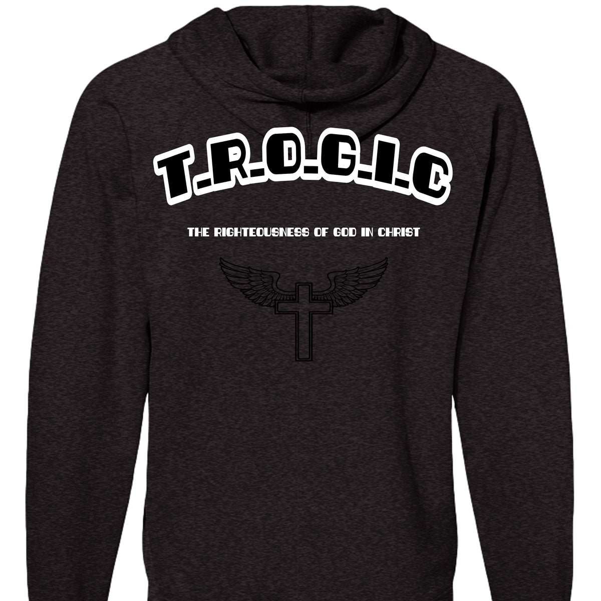 T.R.O.G.I.C. Lightweight Hoodie — Black